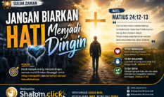 Jangan biarkan hati menjadi dingin