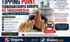 Tipping Point terberantasnya korupsi di Indonesia