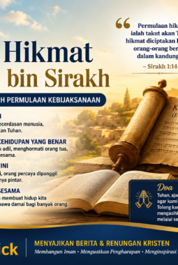 Belajar hikmat dari Yesus bin Sirakh: Takut akan Tuhan adalah permulaan kebijaksanaan