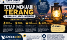 Tetap menjadi terang di tengah gelapnya integritas